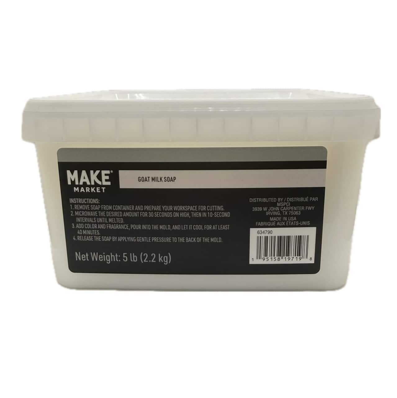 5lb. Goat Milk Soap Base by Make Market®